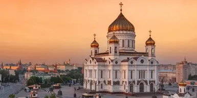 В храме Христа Спасителя прошло главное пасхальное богослужение