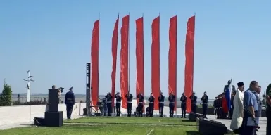 В Таганроге захоронили останки 38 бойцов Красной армии