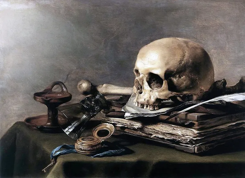 Vanitas (1630). Художник Питер Клас.