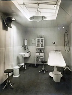 Бальзамическая лаборатория в похоронном доме “W Oliver Nodes”