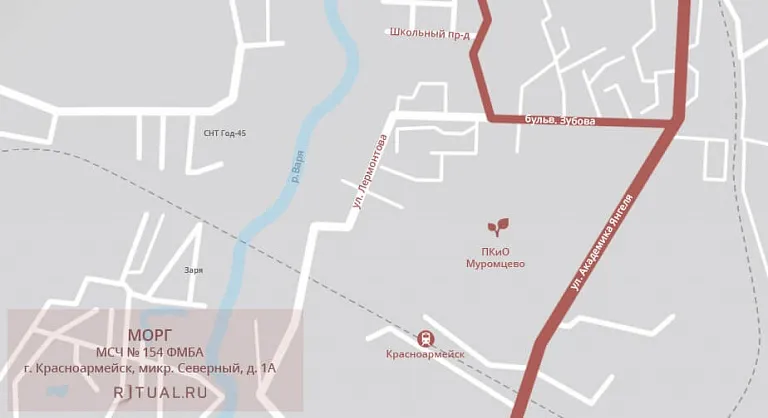 Морг МСЧ № 154 ФМБА на карте
