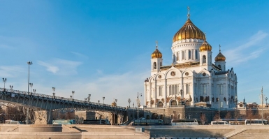 Трапезная в храме Христа Спасителя