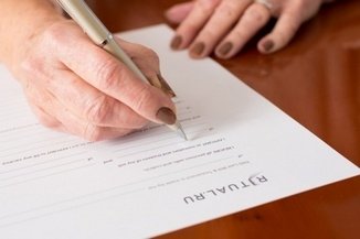 Прижизненный договор. Образец