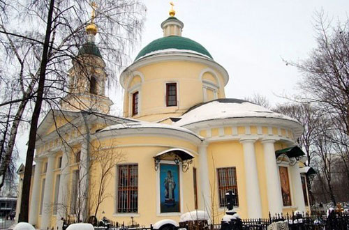 Храм на Ваганьковском кладбище