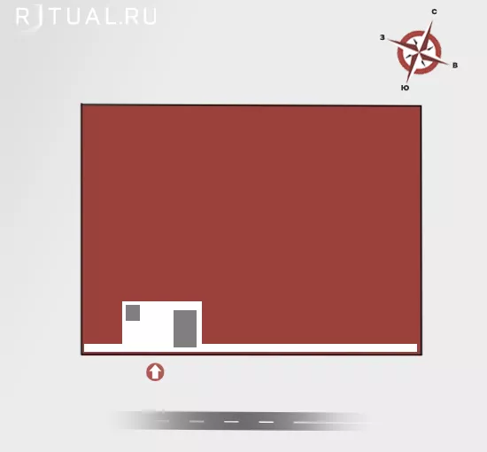 Схема Гольяновского кладбища