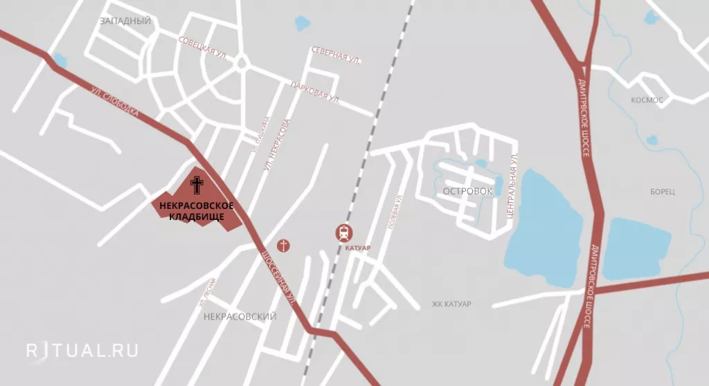 Дмитровское кладбище псков карта