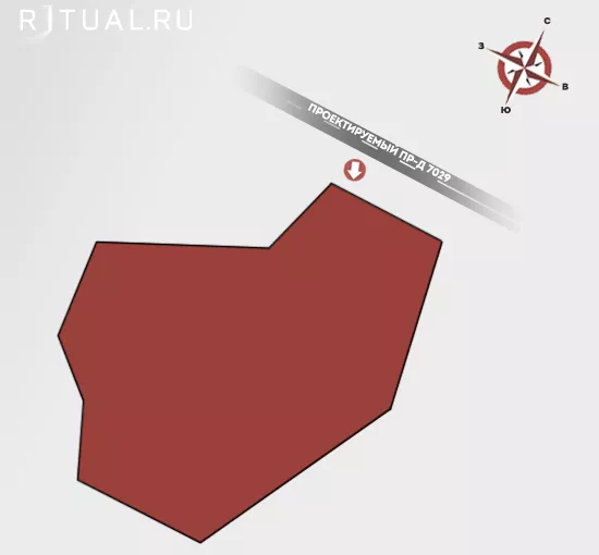 Схема Прокшинского кладбища