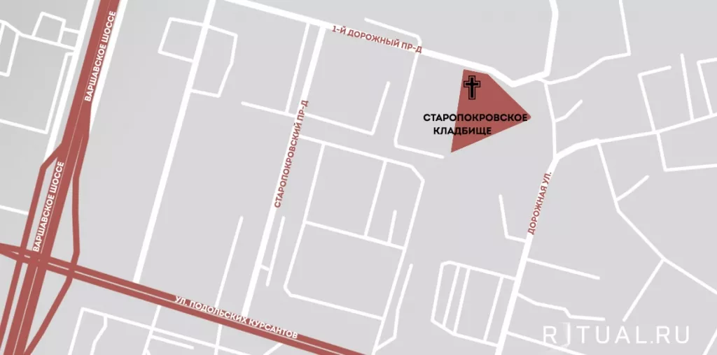 Покровское кладбище москва схема участков